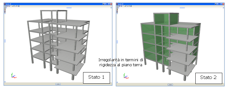 CYPECAD. Interazione della struttura con gli elementi costruttivi