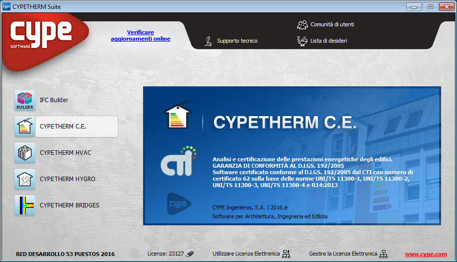 Novità di CYPETHERM C.E.