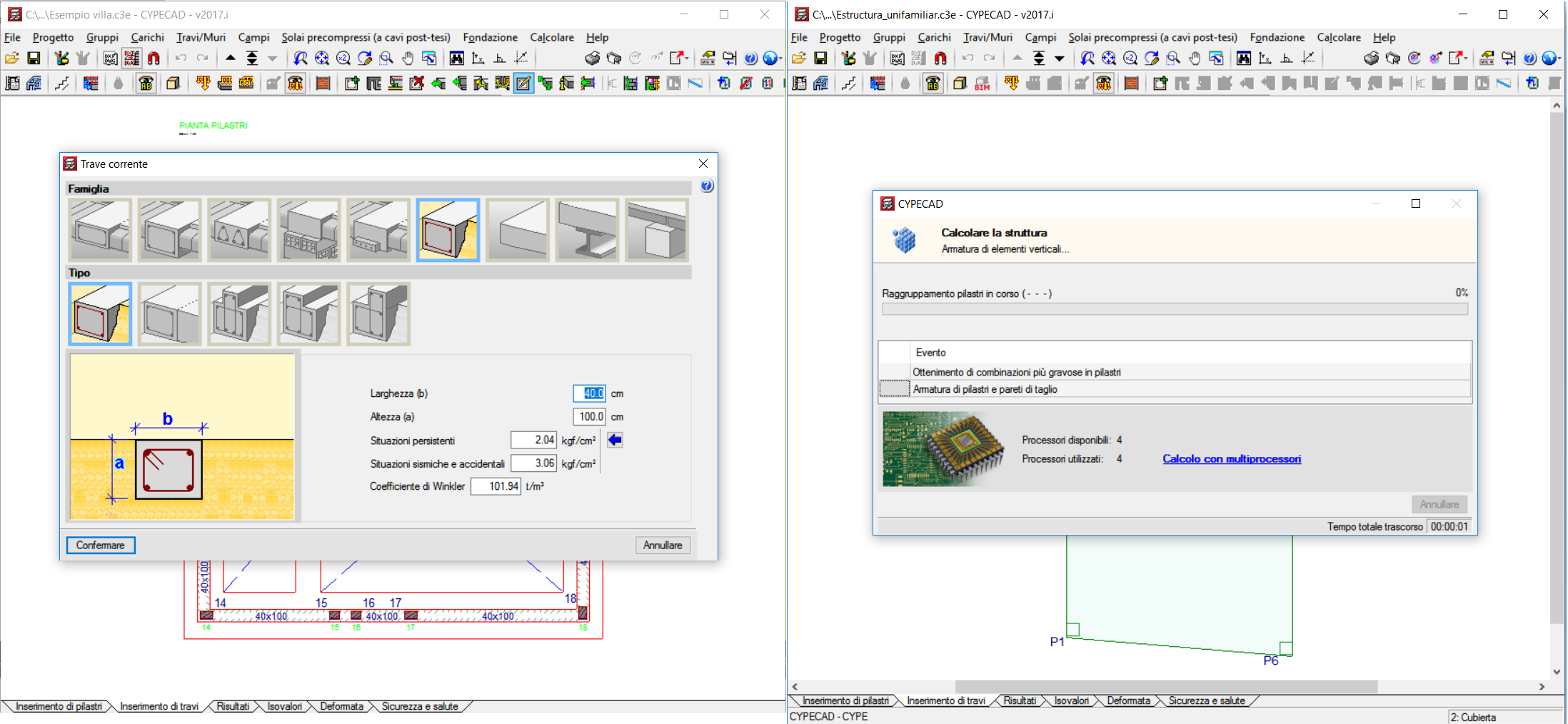 CYPECAD e CYPE 3D.